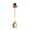 Style 3:Gold, variant on Gold Halloween Coffee Spoon, Purple Witch Hat Stainless Steel Stirring Spoon for Dessert Beverage