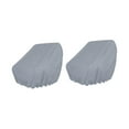 thumbnail image 3 of Fundas para asientos de barco de 2 piezas, fáciles de instalar y mantener, resistentes y universales. Gris, 3 of 8