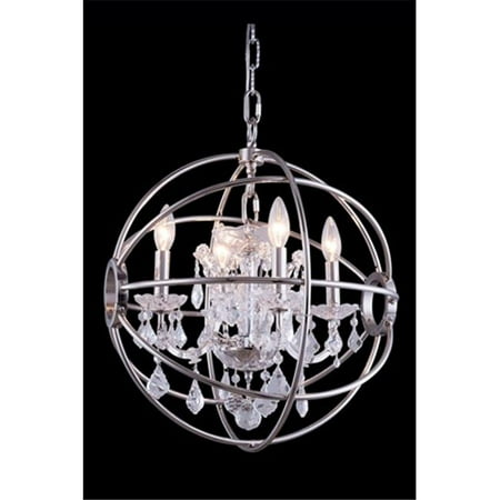 

1130D17PN-RC 17 Dia. x 19.5 H in. Geneva Pendent Lamp - Polished Nickel Royal Cut Crystals