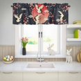thumbnail image 5 of Valances for Windows Rod Pocket Short Curtain for Bathroom Living Room Bedroom 1 Panel 54x18in, 5 of 9