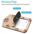 thumbnail image 3 of PhooArto Red Panda Head Pattern Luggage Tags with Stainless Steel Loop, 2 Pack Luggage Tag Holders for Travel Luggage Baggage Identifier, 3 of 6