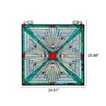 thumbnail image 4 of CHLOE Lighting INNES Mission Tiffany-style Stained Glass Window Panel 26" Tall, 4 of 5