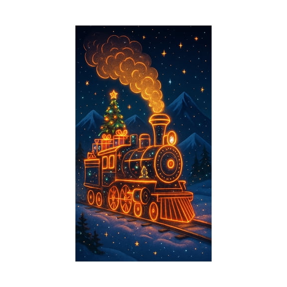 Virelaxpo Christmas Door Curtain with Holiday Scene Print for Home Entryway and Window Decoration