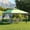 Green, variant on 13x13Pop-Up-Gazebo Outdoor Canopy Tent with Mosquito Netting, [Adjustable Height & Spacious] Pop Up Tent with Double Roof, UV-Resistant Outdoor Gazebo for Backyard, Patio, Lawn, Garden, Deck