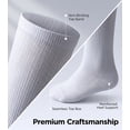 thumbnail image 5 of 20-30 mmHg Knee High Compression Socks, Breathable Support Stockings for Women Men, Perfect for Sports, Travel, Running & Daily Wear, 5 of 6