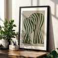 thumbnail image 5 of Abstract Kiss - Mixed Media Black Framed Wall Art Print 16 x 24 inches, 5 of 12