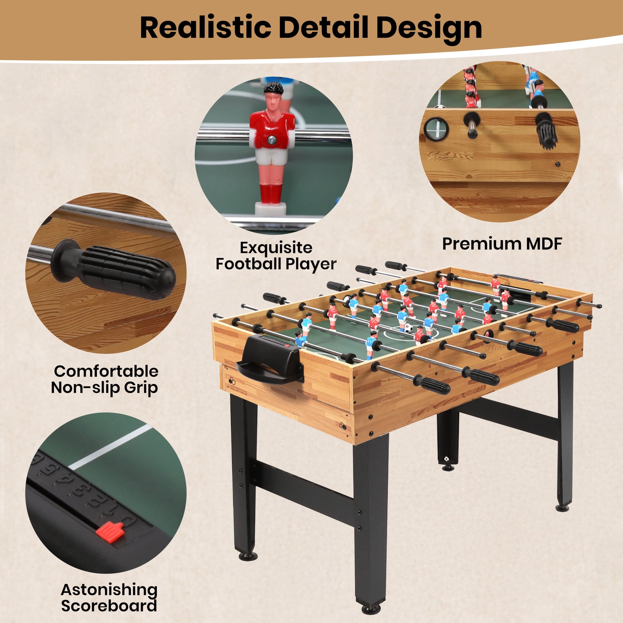 GVDV 13-in-1 Multi Game Table,48"Combo Game Table with Basketball,Foosball,Billiards,Shuffleboard,Bowling,Table Tennis,Chess and More for Game Room