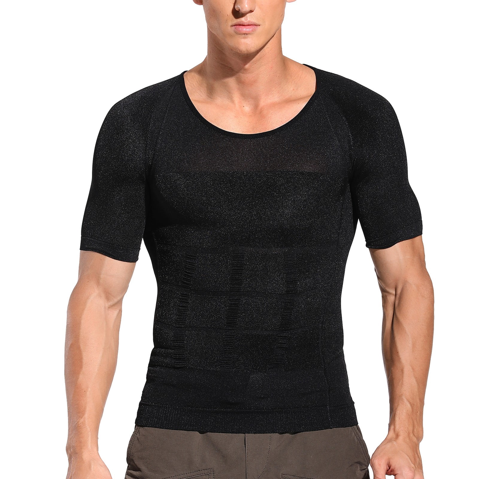 FITTOO Men Compression Shirt Underwear Slimming Tank Top Workout Top