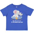 thumbnail image 3 of Inktastic My Titi Loves Me to the Moon and Back Elephant Family Boys or Girls Baby T-Shirt, 3 of 5