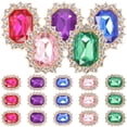 thumbnail image 3 of Miangastore 20 Pcs Lacets Clips Décorations Lacets Strass Charms, 3 of 8
