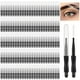 thumbnail image 1 of 200 piezas Micro cepillo de cejas con tapa Cepillo multifuncional para laminación de cejas Peine de pestañas Cepillo para cejas Spoolie Lash Lift Mascara Herramientas para extensiones de pestañas y ce, 1 of 2