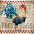 thumbnail image 2 of Knutsen, Conrad 26x26 Gold Ornate Wood Framed with Double Matting Museum Art Print Titled - Morning Eggs, 2 of 4