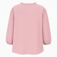 thumbnail image 2 of Blusa George para Mujer, Manga 3/4 Rosa Talla Eg, 2 of 4