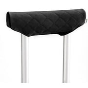 Designer Crutch Covers - Fashion-Black