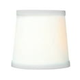 thumbnail image 5 of Set of 6 Light Oatmeal Linen Drum Chandelier Clip-On Lampshade 4x5x5, 5 of 8