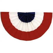 Amscan Stars & Stripes Fourth of July Party Large Bunting Banner Decoration, Multi Color, 48 x 24