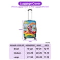thumbnail image 5 of Hello Summer Goldendoodle Pool Day on Watermelon Float Travel Luggage Cover Doodle Dog Lover Gifts Idea Suitcase Dust Protective Decor - 13008, 5 of 5