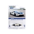 thumbnail image 3 of 2022 Ford GT "1964 Prototype Heritage Edition" White Metallic with Blue Hood and Stripe 1/64 Diecast Model Car by Greenlight, 3 of 3