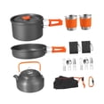 thumbnail image 1 of Campococina colocada con bolsa de transporte mango plegable tazas multipropósito múltiples freír freing olla para acampar para pesca de mochilero, 1 of 7