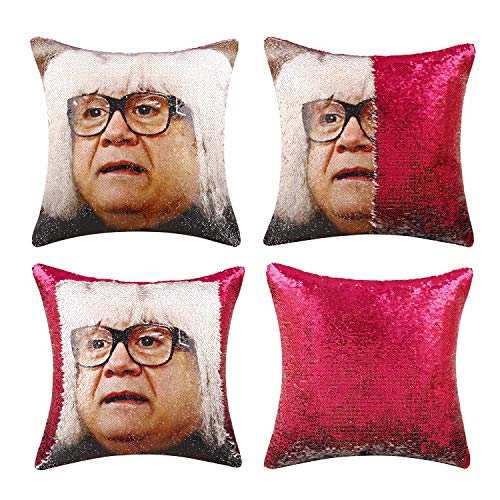 danny devito sequin pillow