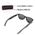 thumbnail image 6 of Walleva Emerald Polarized Replacement Lenses for Ray-Ban RB2132 52mm Sunglasses, 6 of 6