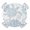 Light Blue Grey, variant on Blue Sea Turtle Round Fitted Tablecloth with Elastic Edge, Waterproof Table Cloth Table Cover for 55"-60" Tables, Coastal Coral Summer Beach Nautical Tablecloths for Dining Picnic Indoor Outdoor