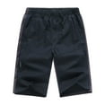 thumbnail image 1 of Pantalones cargo finos de verano para hombre: cordón, poliéster, tallas L-XXXXXXL, playa/casual, cintura elástica, 1 of 4