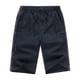 thumbnail image 1 of Pantalones cargo finos de verano para hombre: cordón, poliéster, tallas L-XXXXXXL, playa/casual, cintura elástica, 1 of 4