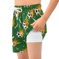 thumbnail image 4 of joogoo Football with Fire Boys Swim Trunks Beach Swimsuit Shorts Boxer 8Y, 4 of 8