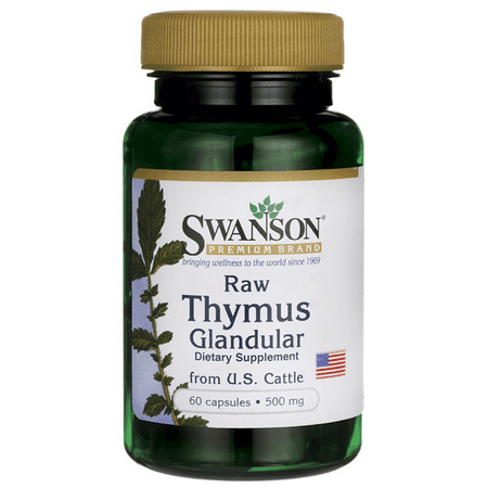 - Swanson Thymus Glandular 500 mg 60 Caps
