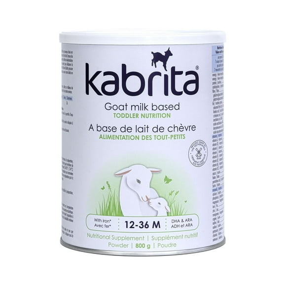 Kabrita Goat Milk-Based Toddler Nutrition Drink, 12-36 mois, 800g Enrichi en Nutriments Essentiels pour Tout-Petits