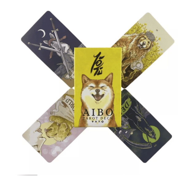 Cartas Tarot Aibo Perros Divertidos Mascota 78 Cartas Rider White + Manual Digital