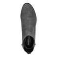thumbnail image 3 of KENNETH COLE NEW YORK Womens Gray Padded Dara Almond Toe Block Heel Leather Booties 8.5 M, 3 of 4