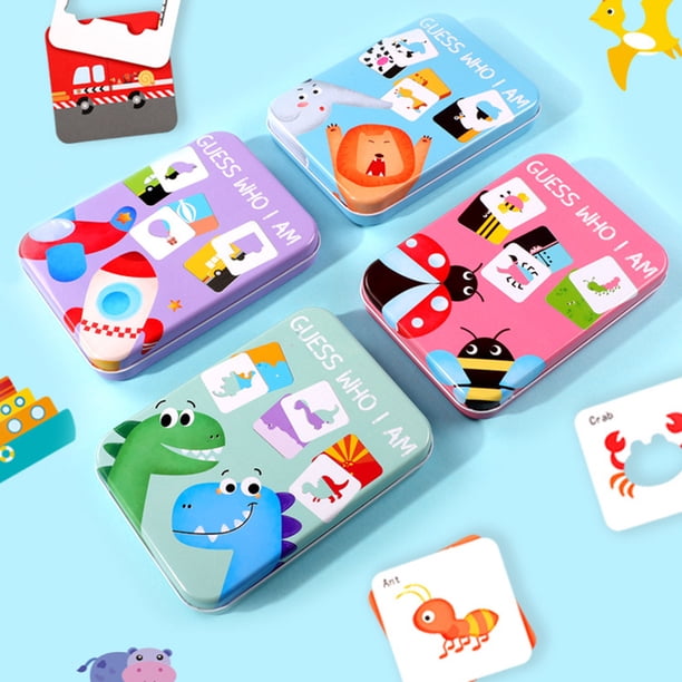 Gwong Juguete Dibujos animados animal fruta vehículo jigsaw puzzle maridaje tarjetas educativas juguete juguete Gwong 30004399