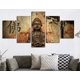 thumbnail image 1 of 5 Cuadros Decorativos Buda Pintura Canvas Listo Para Colgar Jungle Art Impresion Tela Arte, 1 of 6