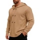 thumbnail image 1 of Ceisia Men's Outdoor Sports Jacket Hooded Long Sleeve Winter Slim Fit with Button Gift with Pockets, 1 of 5