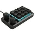 thumbnail image 6 of Programmable 12 Key Mini Mechanical Gaming Keyboard With Dual Knobs and RGB Lighting Type C Cable, 6 of 11