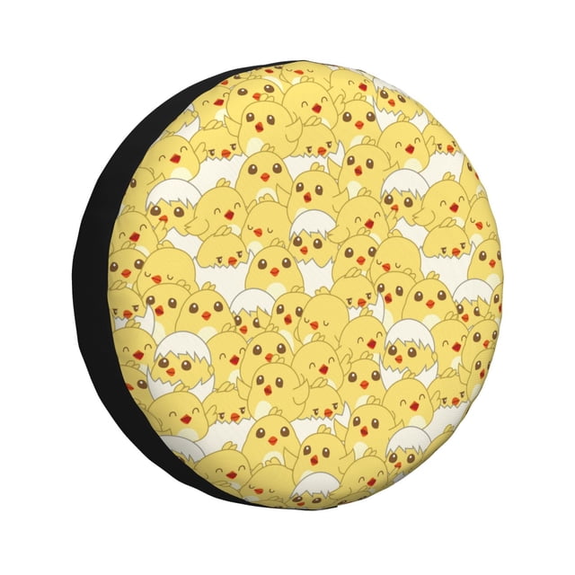 Balery Baby Chicks Cubiertas para Neumáticos - Protector Resistente para Neumáticos de Camioneta, SUV, Remolque, Camper y RV-16 inch