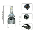 thumbnail image 6 of Bauma Auto 2Pcs 9005 LED Headlight Bulbs 20000LM Beam 7000K Cold White Car Head Lamp Light, 6 of 10