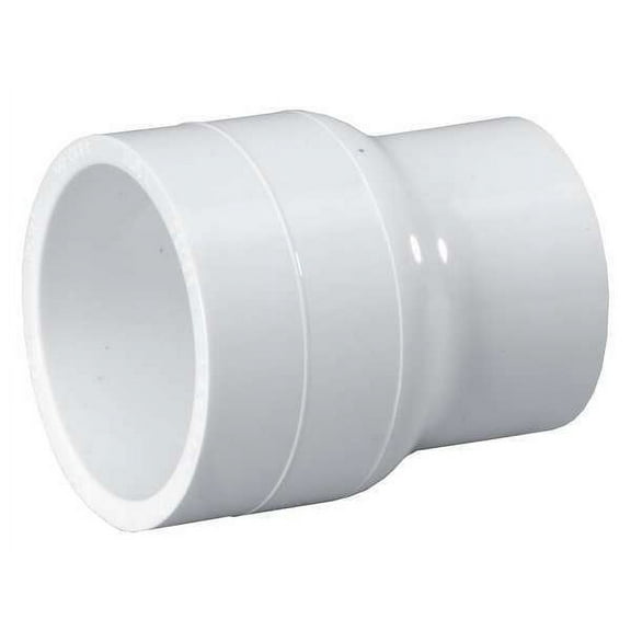 10 pc, Zoro Select PVC Coupling, Socket x Socket, 1 in x 3/4 in Pipe Size