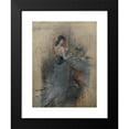thumbnail image 2 of Giovanni Boldini 19x24 Black Modern Framed Museum Art Print Titled - By the Fireside, 2 of 5