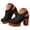 Black_YYX, variant on Fsqjgq Womens Sandals Women'S Sandals Chunky High Heels Opentoe Block Dress Bridal Party Wedding Shoes Beach Vacation Essentials Women