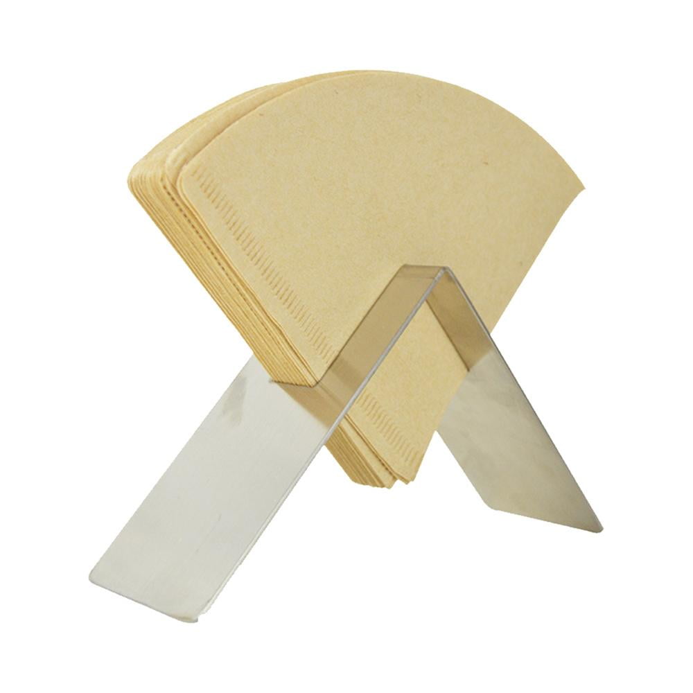 Bamboo Coffee Filter Holder Coffee Paper Storage Rack Coffee Filter