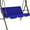 Blue, variant on Huepoe Waterproof Swing Cover Cushion 59"x20", Taffeta Fabric Seat Replacement for Patio Garden Outdoor Chair, Foldable & Easy Clean