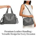 thumbnail image 5 of Sunyuer Elegant Vegan Leather Handbag - Large Capacity Shoulder Bag with Adjustable Strap, 5 of 6