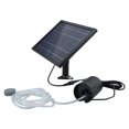 thumbnail image 4 of Bomba de aire solar con 2 piedras de burbujas con manguera 8W 10V 2400mAh ABS y bomba de oxígeno solar de polisilicio para piscina de estanque, 4 of 10