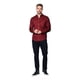 thumbnail image 4 of Camisas Para Hombre Manga Larga Lisa Regular Fit Basica, 4 of 4