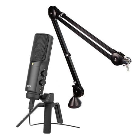 NT-USB Studio-Quality Microphone - Bundle with Rode PSA-1 Professional Studio Boom Arm - Walmart.com