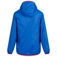 thumbnail image 2 of Regatta Great Outdoors - Chubasquero plegable modelo Lever II para niños (Azul oxford/Pimienta), 2 of 3