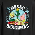 thumbnail image 3 of SpongeBob SquarePants - Merry Beachmas - Men's Long Sleeve T-Shirt, 3 of 6